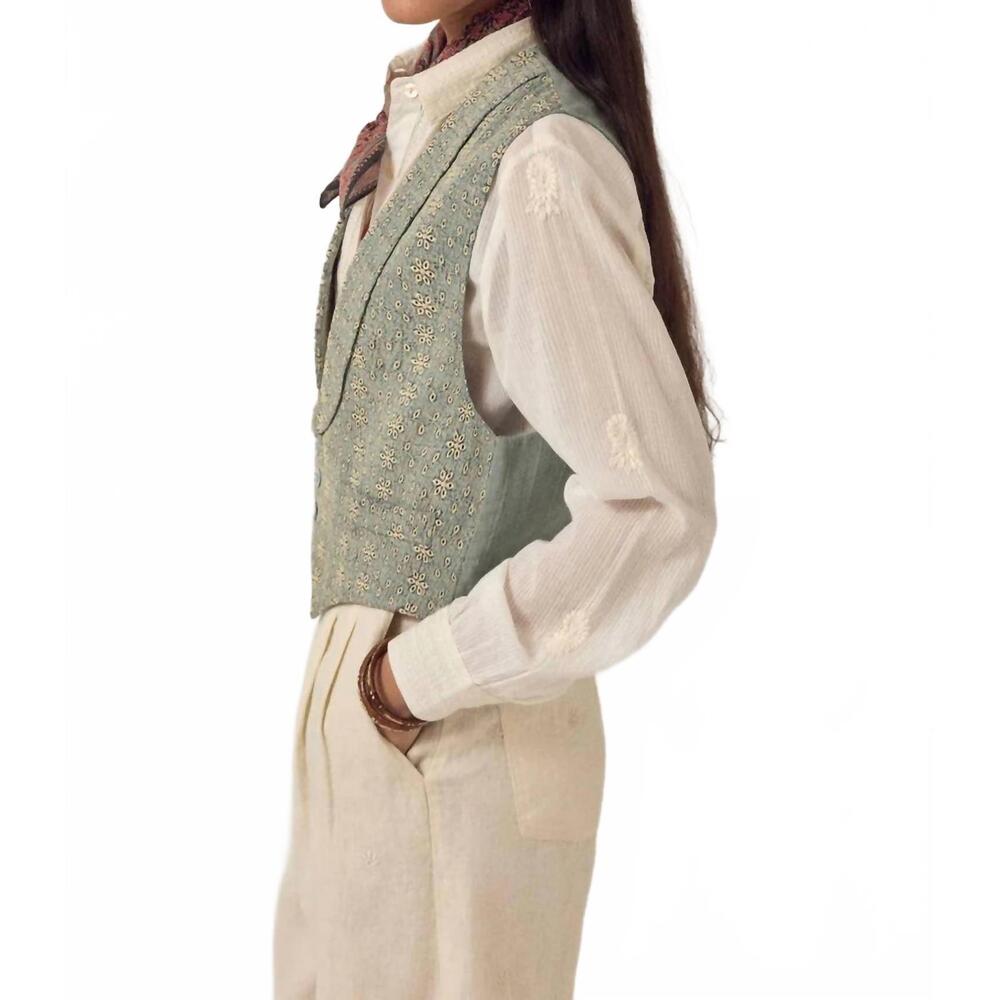 NEW MAISON HOTEL florence vest in cerulean - Picture 3 of 5